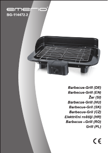 Bedienungsanleitung Emerio BG-114472.2 Barbecue