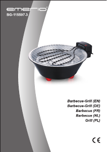 Mode d’emploi Emerio BG-115597.3 Barbecue