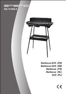 Instrukcja Emerio BG-111826.4 Grill