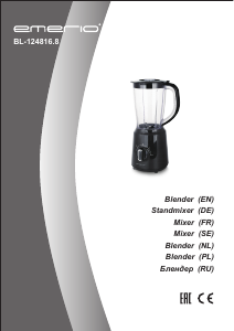 Instrukcja Emerio BL-124816.8 Blender