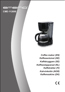 Bruksanvisning Emerio CME-112698 Kaffebryggare