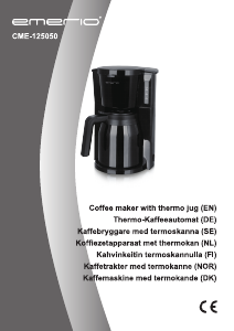 Bruksanvisning Emerio CME-125050 Kaffebryggare