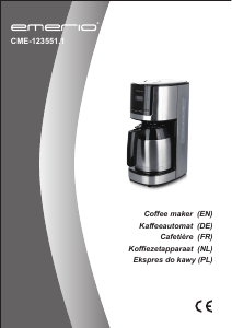 Bedienungsanleitung Emerio CME-123551.1 Kaffeemaschine