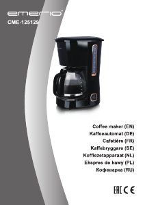Bruksanvisning Emerio CME-125129 Kaffebryggare
