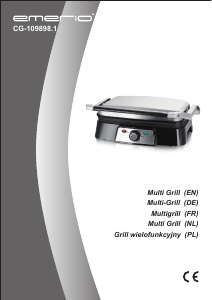 Instrukcja Emerio CG-109898.1 Kontakt grill