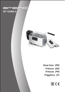 Manual Emerio DF-120482.5 Deep Fryer