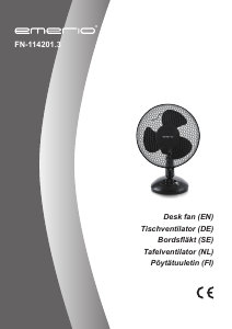 Bruksanvisning Emerio FN-114201.3 Fläkt