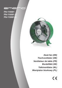 Handleiding Emerio FN-110001 Ventilator