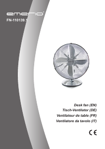 Bedienungsanleitung Emerio FN-110139.1 Ventilator