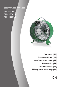 Handleiding Emerio FN-110001.5 Ventilator