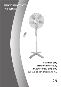 Manual Emerio FAN-105025 Fan