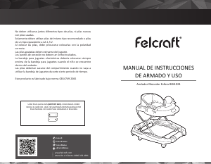 Manual de uso Felcraft BW4024 Andador para bébé