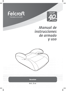 Manual de uso Felcraft Z-21 Asiento para bebé