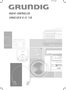 Handleiding Grundig Sonoclock K-SC 150 Wekkerradio