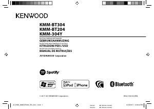 Manuale Kenwood KMM-BT304 Autoradio