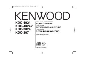 Mode d’emploi Kenwood KDC-4024 Autoradio