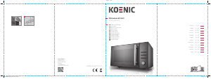 Mode d’emploi Koenic KMWG 2320 DB Micro-onde