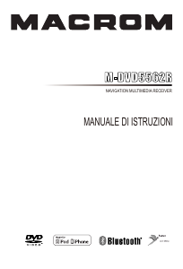 Manuale Macrom M-DVD5562R Autoradio