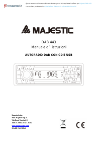 Manuale Majestic DAB 443 Autoradio