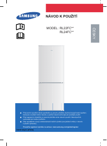 Manuál Samsung RL24FCAS1/XEH Lednice s mrazákem