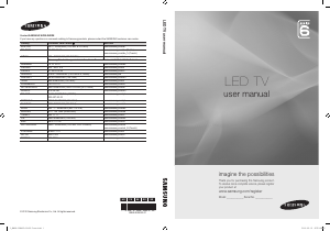 Manuál Samsung UE37C6600UW LED televize