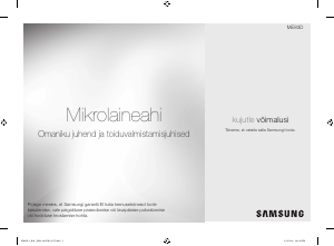 Rokasgrāmata Samsung ME83D-1 Mikroviļņu krāsns