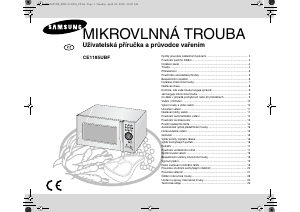 Manuál Samsung CE1185UBF Mikrovlnná trouba