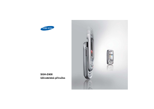 Manuál Samsung SGH-Z400V Mobilní telefon