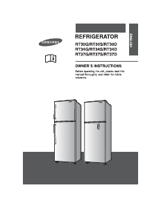 Manual Samsung RT37GBSS Fridge-Freezer