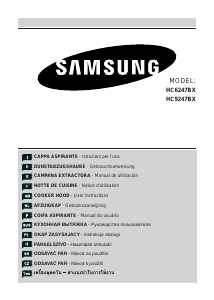 Manuál Samsung HC9247BX Odsavač par