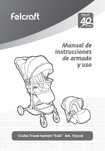 Manual de uso Felcraft TS5016 Suki Cochecito