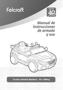 Manual de uso Felcraft AB809 Optimus Coche para niños