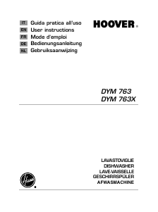 Manual Hoover DYM 763/S Dishwasher