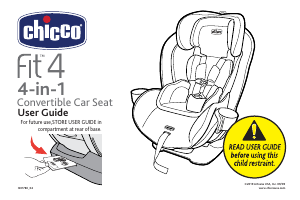 Manual Chicco Fit4 4in1 Car Seat