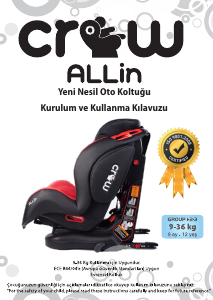 Kullanım kılavuzu Crew ALLin Oto koltuğu