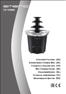 Manual Emerio CF-103600 Chocolate Fountain