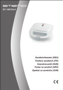 Bedienungsanleitung Emerio ST-109724.6 Kontaktgrill