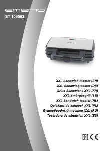 Mode d’emploi Emerio ST-109562 Grill