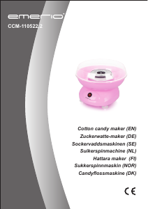 Brugsanvisning Emerio CCM-110522.2 Candyflossmaskine