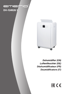 Manual Emerio DH-124928.1 Dehumidifier