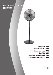 Bedienungsanleitung Emerio FN-114474.1 Ventilator