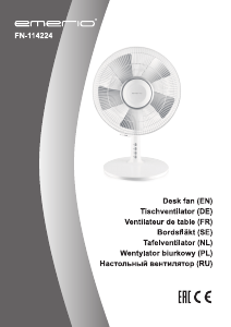 Bedienungsanleitung Emerio FN-114224 Ventilator