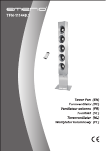 Bruksanvisning Emerio TFN-111449.1 Fläkt