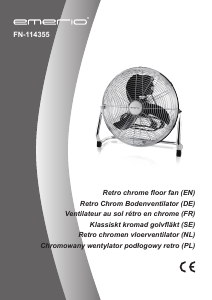 Bruksanvisning Emerio FN-114355 Fläkt