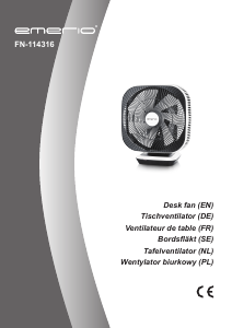 Bedienungsanleitung Emerio FN-114316 Ventilator