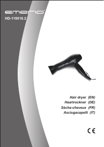 Manuale Emerio HD-119518.2 Asciugacapelli