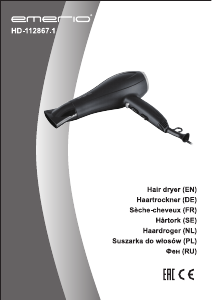 Manual Emerio HD-112867.1 Hair Dryer
