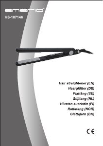 Manual Emerio HS-107146 Hair Straightener