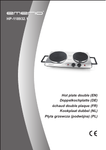 Handleiding Emerio HP-118932.1 Kookplaat