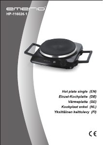 Bedienungsanleitung Emerio HP-116026.1 Kochfeld